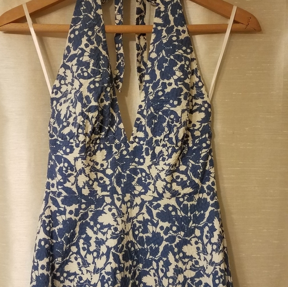 J. Crew Halter Dress in Poplin - Picture 9 of 12